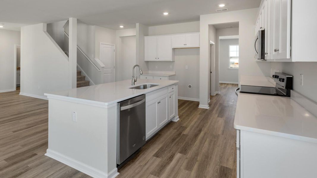 Furnished interior view inside a new home in The Haven at Indigo Preserve, Leland (Image 8).