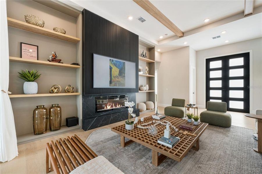 Furnished interior view inside a new home in Bella Collina, Montverde (Image 36).