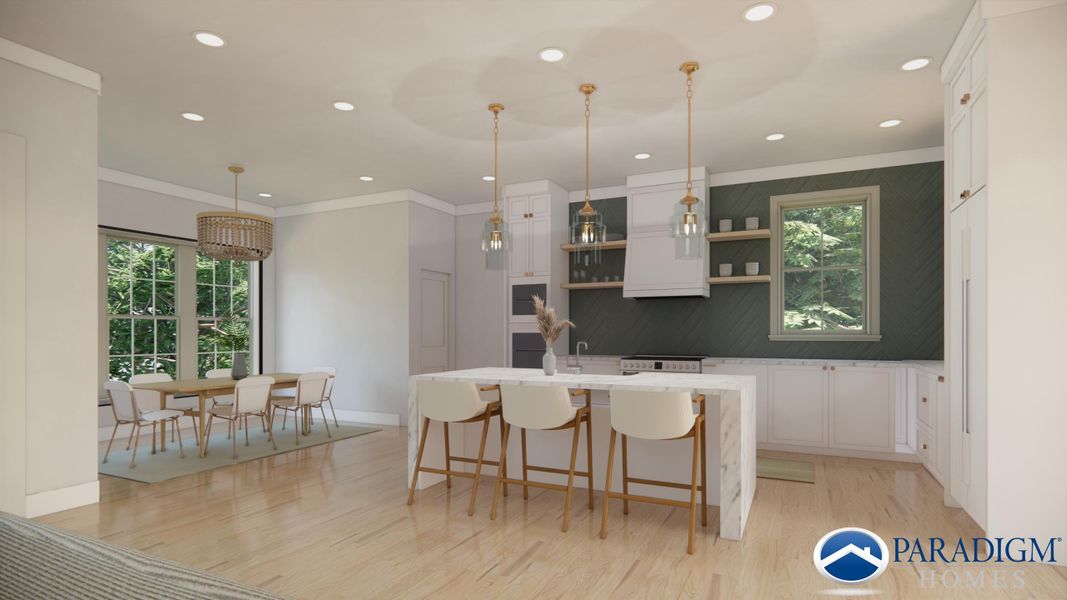 Furnished interior view inside a new home in , Mount Pleasant (Image 8).
