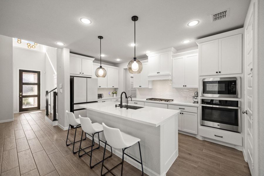 Furnished interior view inside a new home in , Richmond (Image 13). Furnished interior view inside a new home in , Richmond (Image 13).