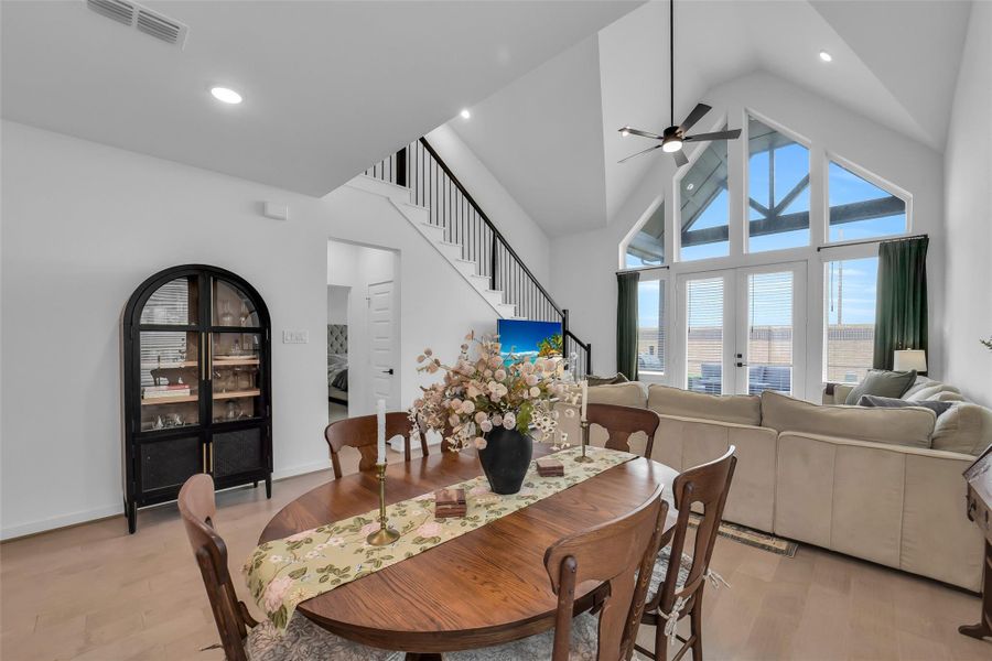 Furnished interior view inside a new home in Elyson 45' & 70', Cypress (Image 7).