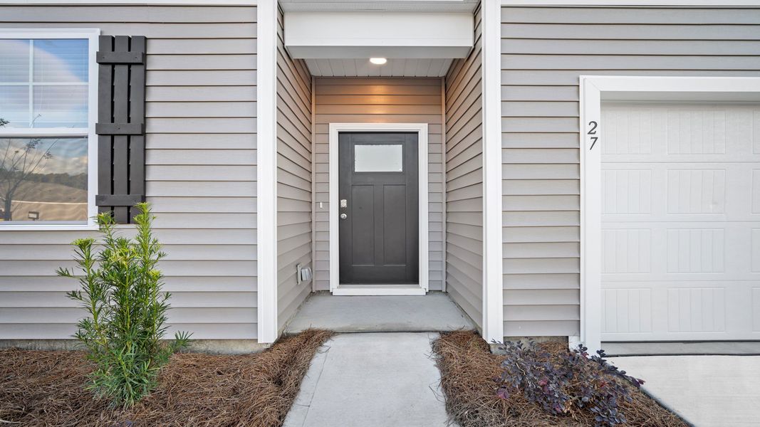 Exterior details and patio area of a home in The Retreat at East Argent, Ridgeland (Image 2).