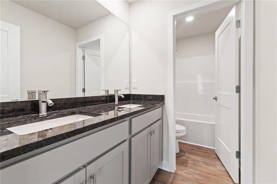 Furnished interior view inside a new home in Fern Dale, Fairburn (Image 10).