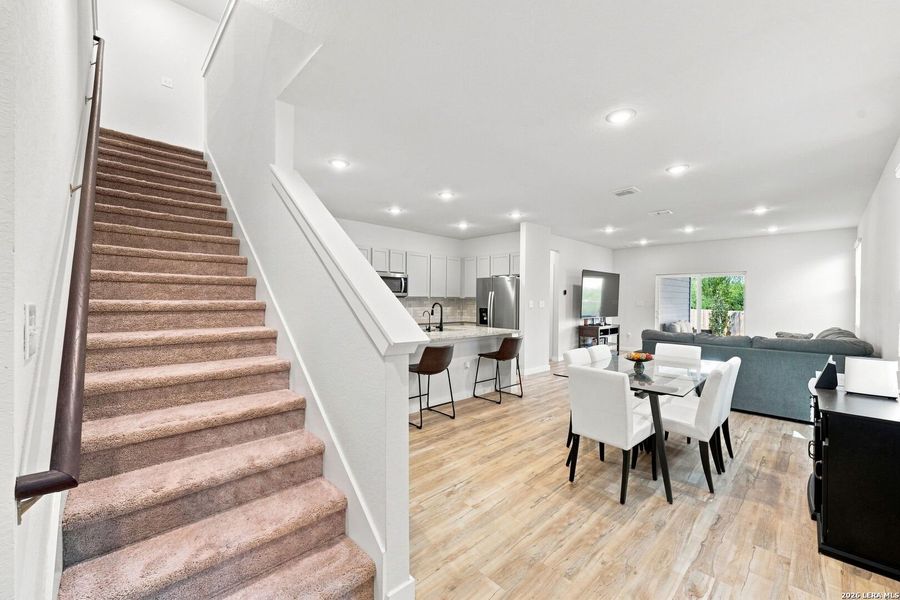 Furnished interior view inside a new home in Millican Grove, Converse (Image 15).