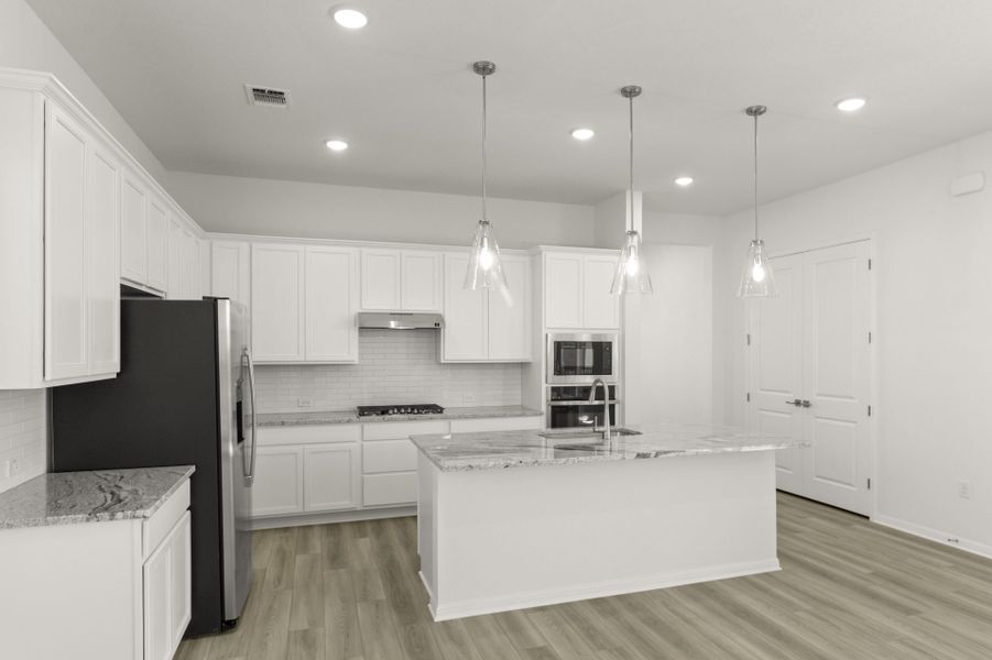 Furnished interior view inside a new home in Easton Park, Austin (Image 9).