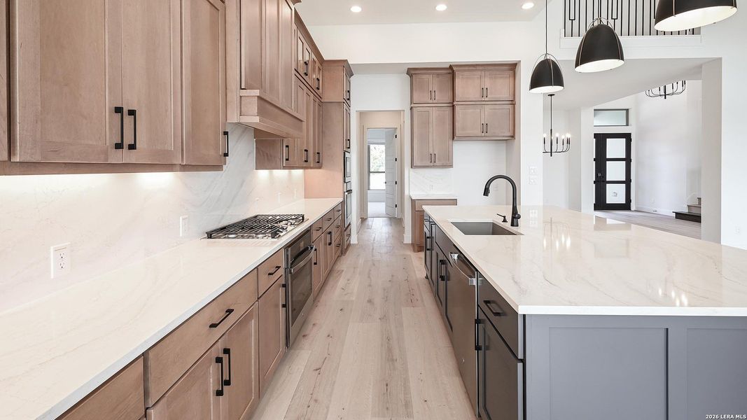 Furnished interior view inside a new home in Johnson Ranch, Bulverde (Image 11).