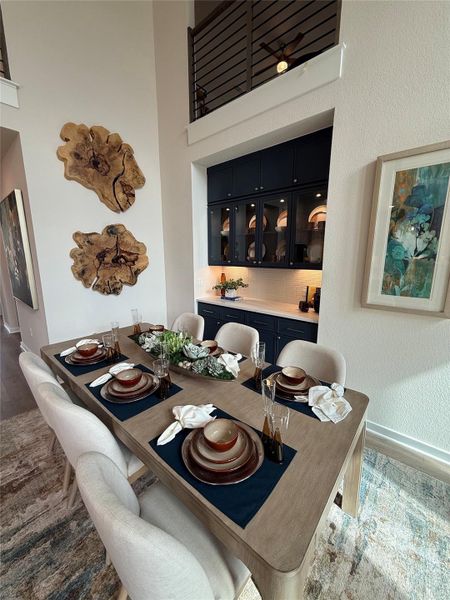 Furnished interior view inside a new home in Goodnight Ranch, Austin (Image 11). Furnished interior view inside a new home in Goodnight Ranch, Austin (Image 11).