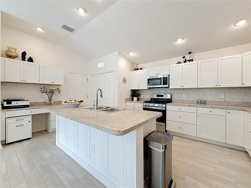 Furnished interior view inside a new home in , The Villages (Image 15).