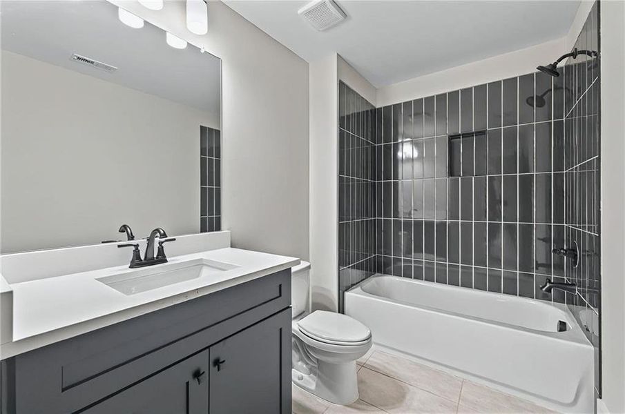 Furnished interior view inside a new home in SteepleChase, Hoschton (Image 10).