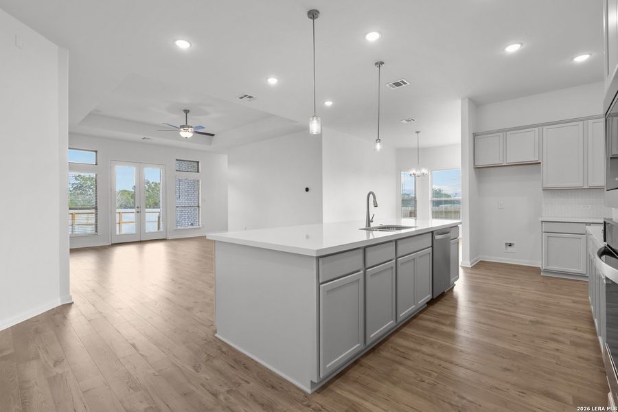 Furnished interior view inside a new home in Stillwater Ranch, San Antonio (Image 13).