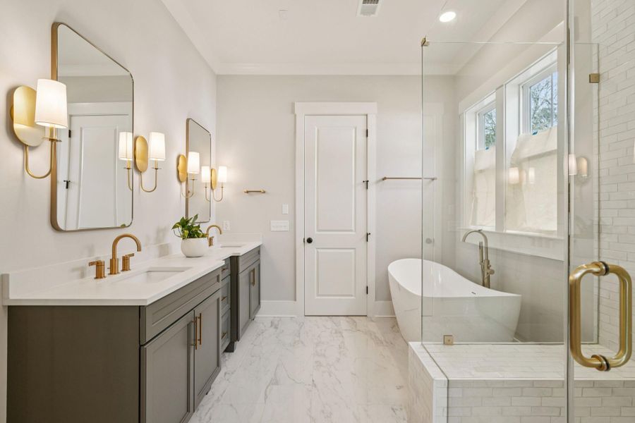 Furnished interior view inside a new home in , Mount Pleasant (Image 42).