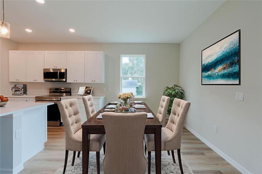 Furnished interior view inside a new home in , Leesburg (Image 11). Furnished interior view inside a new home in , Leesburg (Image 11).