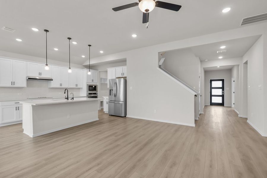 Representative unfurnished interior of a home built from the The Sequoia A by Davidson Homes LLC in Hickory Ridge, Elmendorf (Image 19).