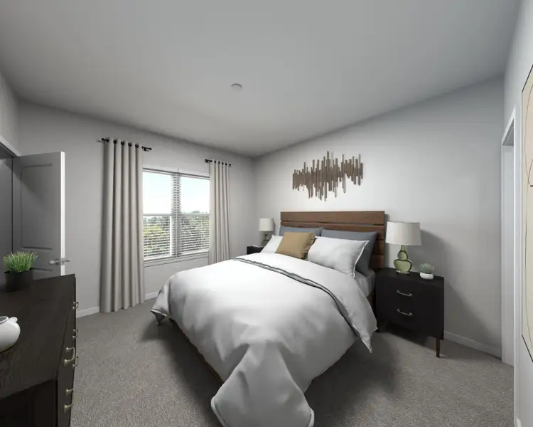 Furnished interior view inside a new home in The District at Oakleaf - The Commons, Middleburg (Image 8).