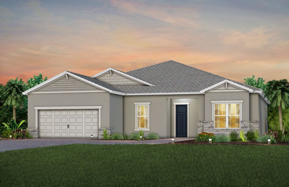 Exterior C2 with optional stone detailing Exterior C2 with optional stone detailing