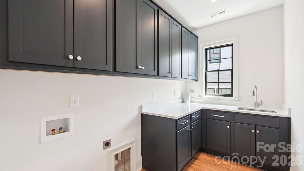 Furnished interior view inside a new home in , Charlotte (Image 39).