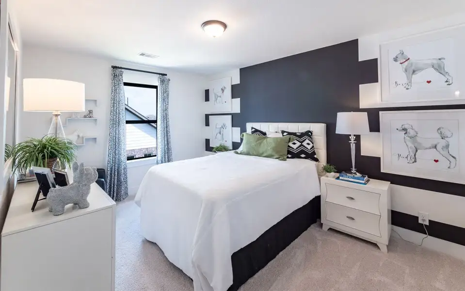 Furnished interior view inside a new home in Sunfield, Buda (Image 23).
