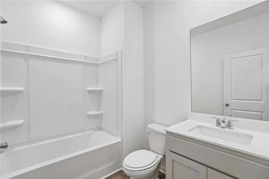 Furnished interior view inside a new home in The Pointe at Heron Bay, Locust Grove (Image 9).