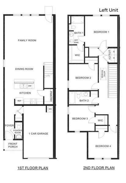 2D floor plan layout for the Stony Creek by D.R. Horton in Stonewood, Sulphur Springs, TX (Image 3).