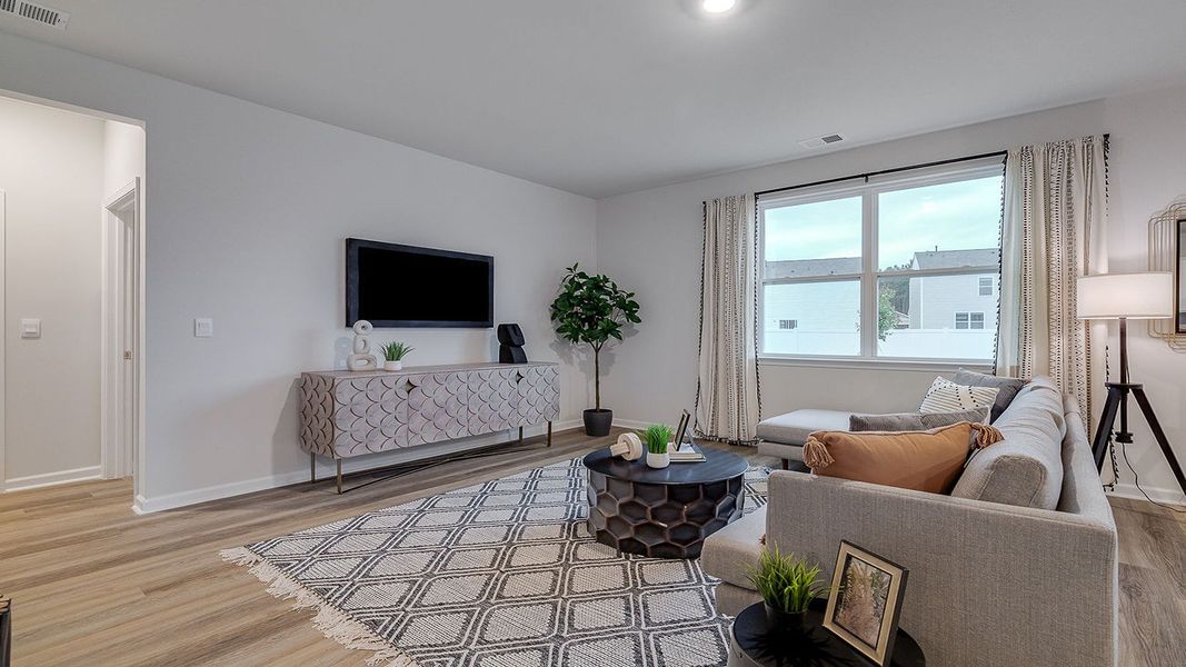 Furnished interior view inside a new home in The Lakes at North Glynn, Brunswick (Image 12).