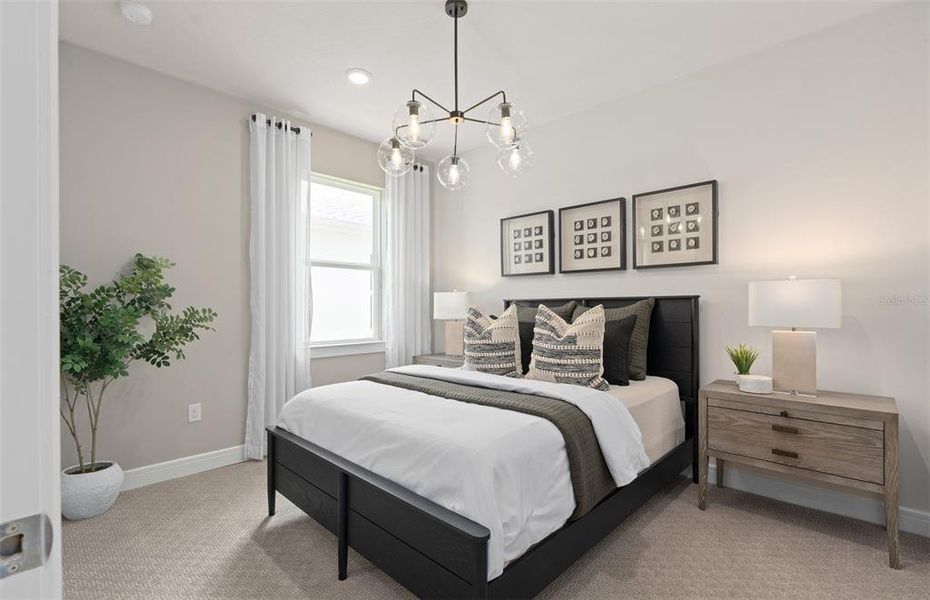 Furnished interior view inside a new home in Del Webb Sunbridge, St. Cloud (Image 16).