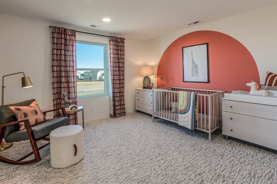 Representative furnished interior of a home built from the Twain by Hartford Homes in Trailside, Timnath (Image 39).
