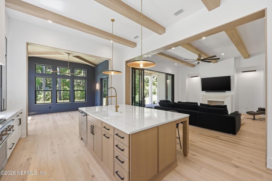 Furnished interior view inside a new home in , Ponte Vedra Beach (Image 59).