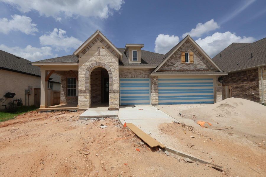 In-progress construction of a new home in Grand Central Park - Ascent Collection, Conroe, TX (Image 5).