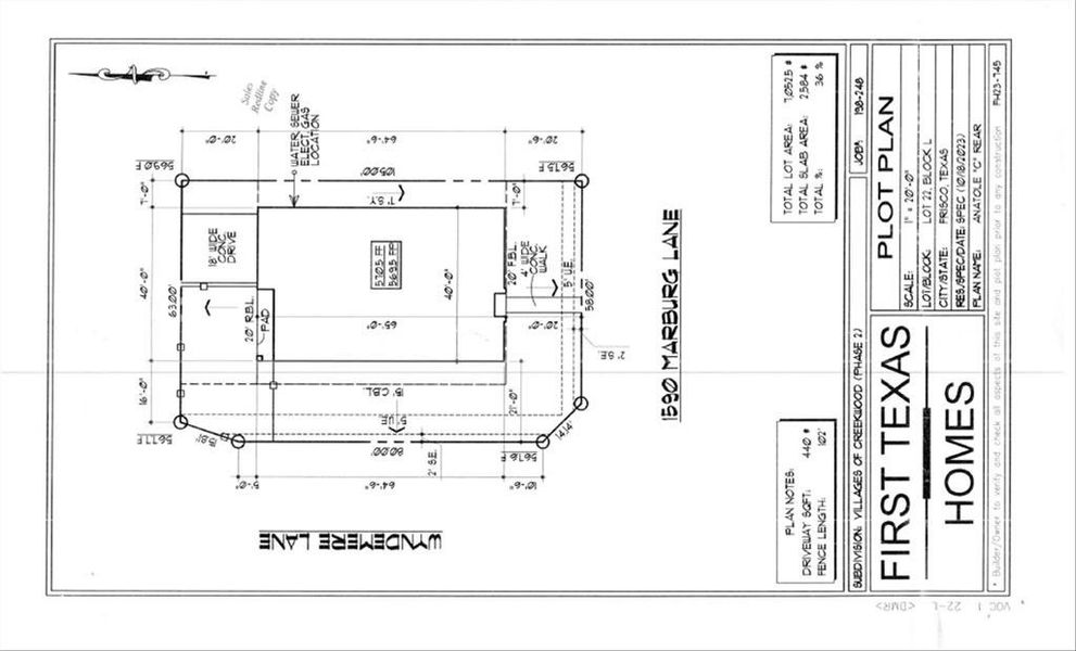 Plot Plan