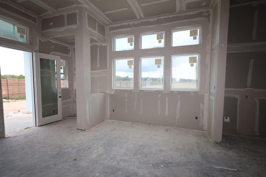 In-progress construction of a new home in Bridgeland Central: Emerald Heights - Enclave Collection, Cypress, TX (Image 8).