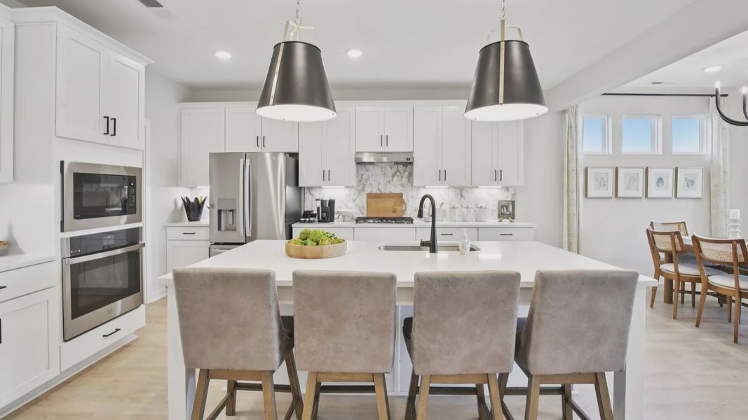Furnished interior view inside a new home in Cottages of Bearwood, Mount Pleasant (Image 18).