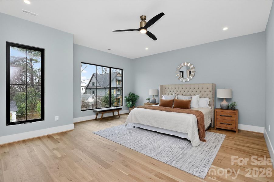 Furnished interior view inside a new home in , Charlotte (Image 13).