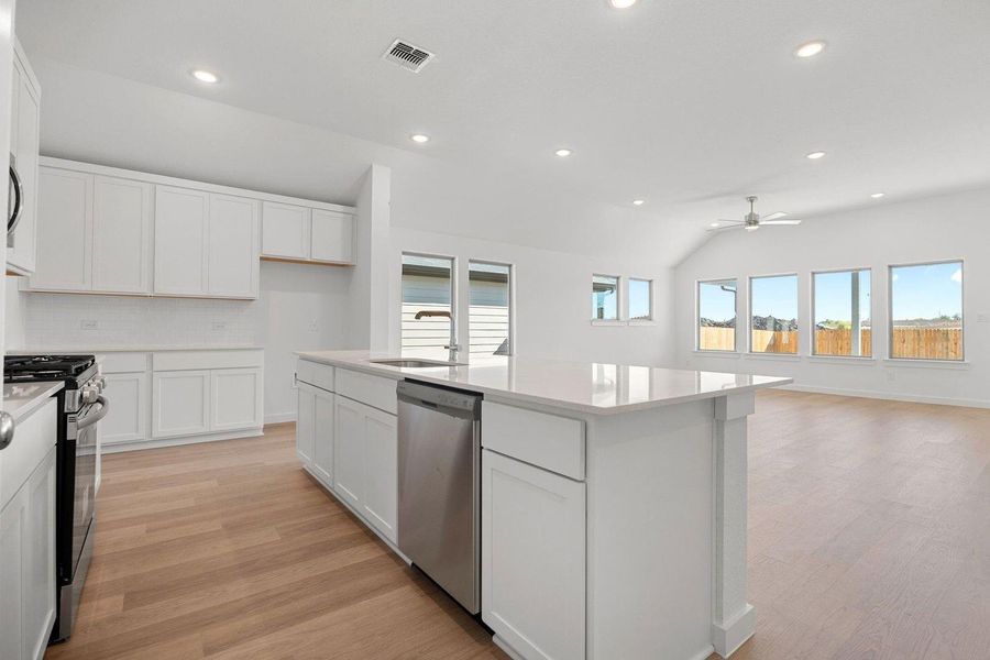 Furnished interior view inside a new home in Prairie Winds, Hutto (Image 8).