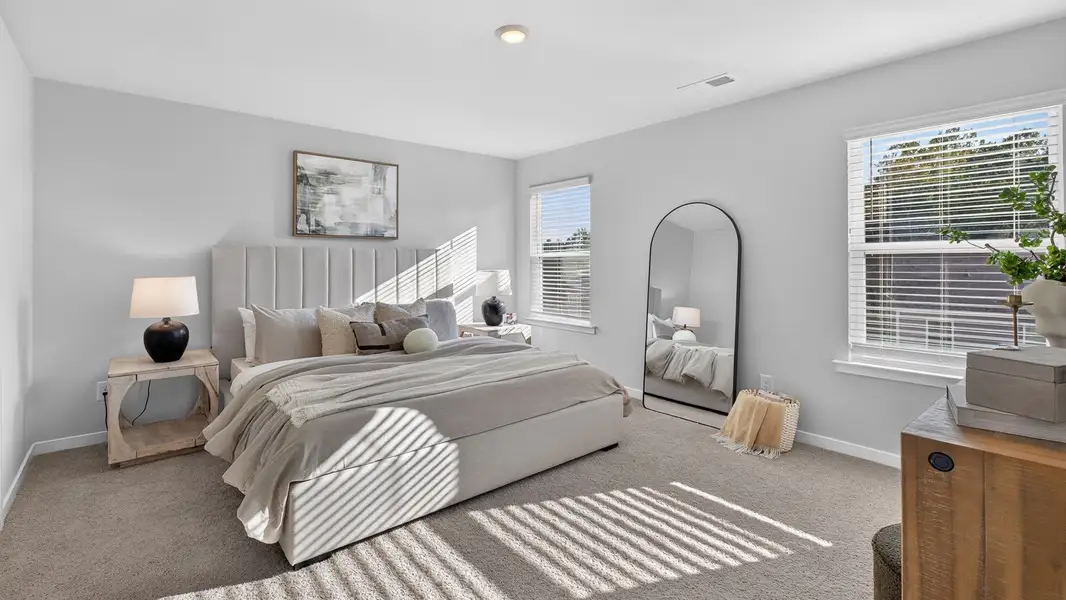 Furnished interior view inside a new home in Huffman Ridge, Hickory (Image 16).