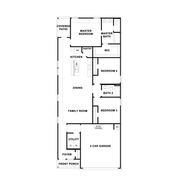 2D floor plan layout of this home in Southgrove, Kyle, TX (Image 3). 2D floor plan layout of this home in Southgrove, Kyle, TX (Image 3).