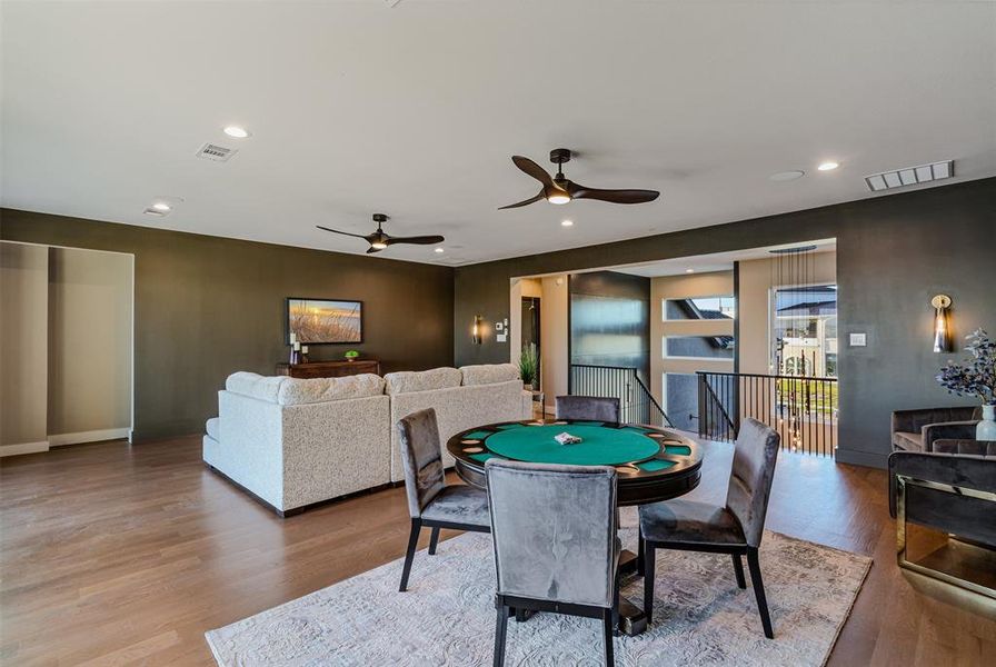 Furnished interior view inside a new home in , Heath (Image 16).