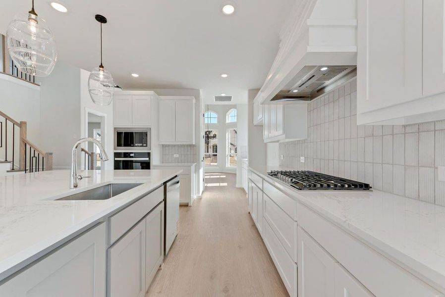Furnished interior view inside a new home in Trails at Cottonwood Creek, Rowlett (Image 7).