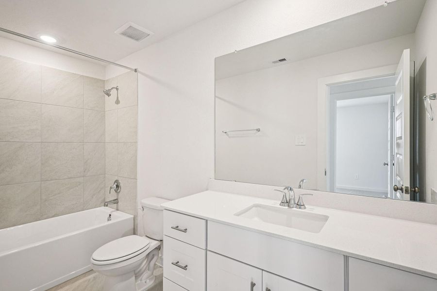 Photo is not of the actual home, but is an inspirational photo of builder’s model home and may depict options, furnishings, and/or decorator features that are not included