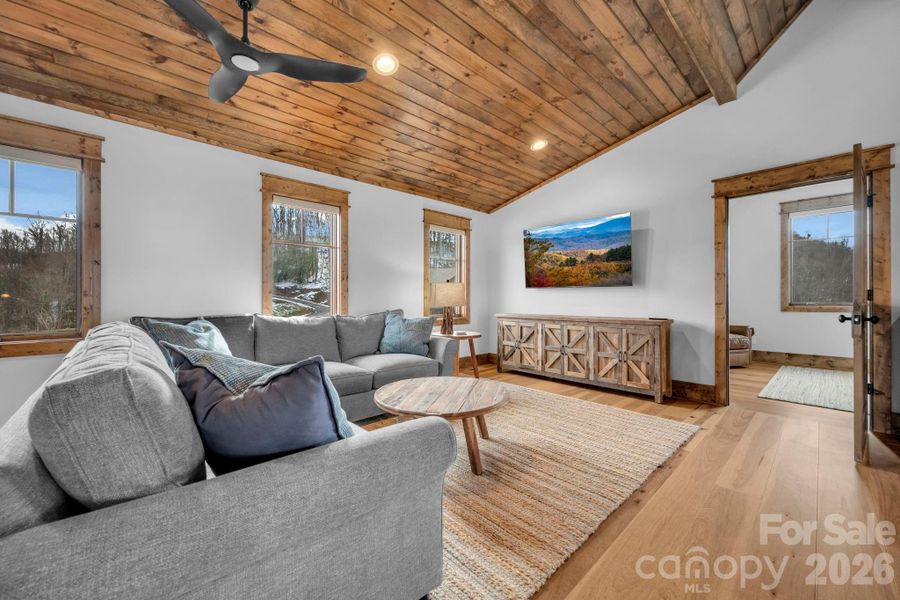 Furnished interior view inside a new home in , Banner Elk (Image 26).