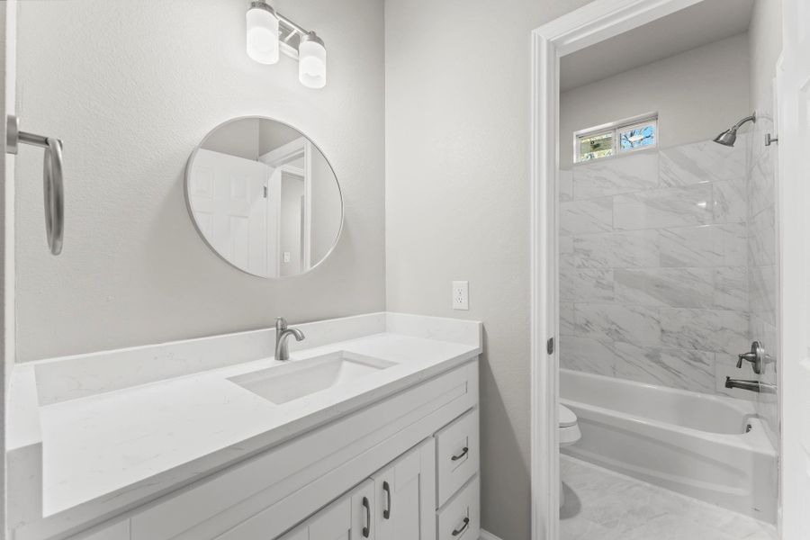 Furnished interior view inside a new home in , Houston (Image 11).