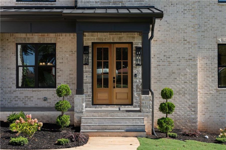 Exterior details and patio area of a home in , Buford (Image 28).