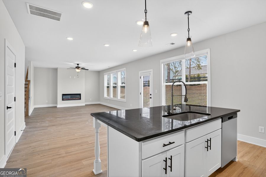 Furnished interior view inside a new home in The Fairways at Mirror Lake, Villa Rica (Image 9).