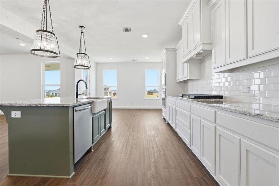 Furnished interior view inside a new home in Wildcat Ridge, Godley (Image 7). Furnished interior view inside a new home in Wildcat Ridge, Godley (Image 7).