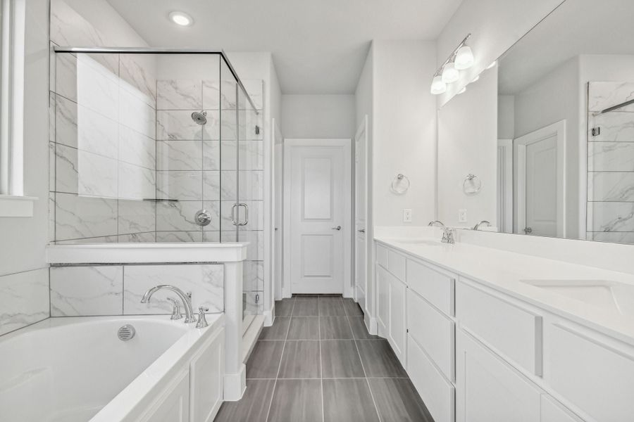 Furnished interior view inside a new home in Dove Hollow, Waxahachie (Image 12).