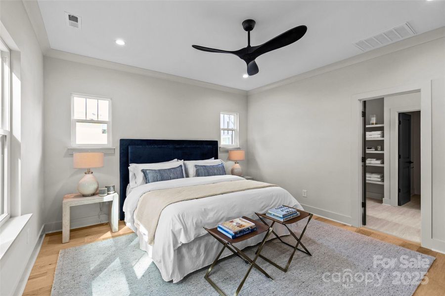 Furnished interior view inside a new home in , Charlotte (Image 8).