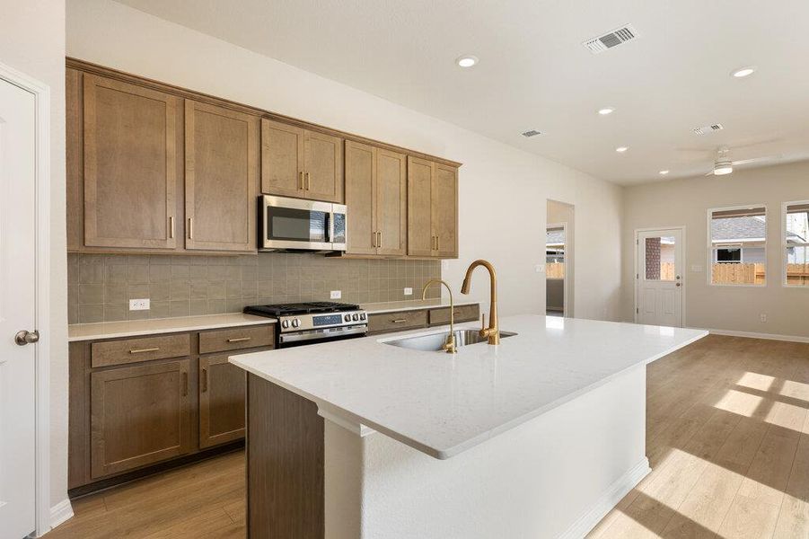 Furnished interior view inside a new home in La Cima, San Marcos (Image 9).