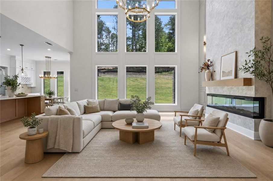 Furnished interior view inside a new home in , Dacula (Image 9). Furnished interior view inside a new home in , Dacula (Image 9).