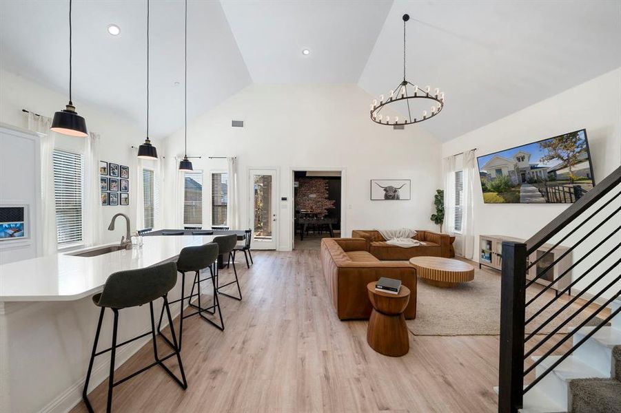 Furnished interior view inside a new home in , McKinney (Image 14). Furnished interior view inside a new home in , McKinney (Image 14).