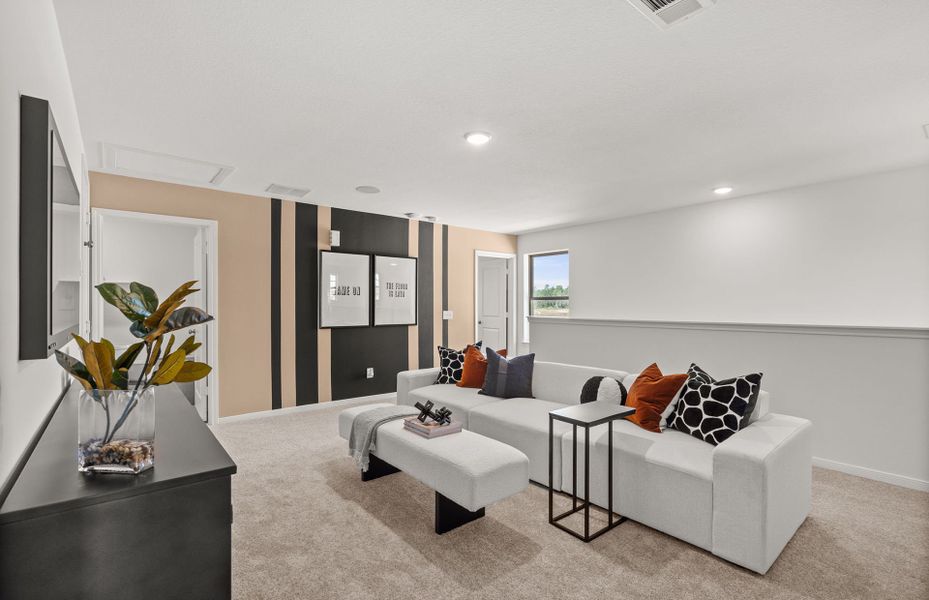 Representative furnished interior of a home built from the Coolidge by Centex in Pinara Pines, Conroe (Image 8). Representative furnished interior of a home built from the Coolidge by Centex in Pinara Pines, Conroe (Image 8).