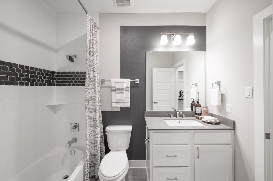 Representative furnished interior of a home built from the Casoria by Tri Pointe Homes in Solace Collection At Evergrove, Richmond (Image 38).